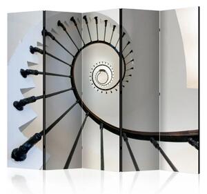 Paravento design Scale (faro) II - architettura di una scala a chiocciola