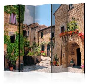 Paravento design Vicolo Toscano II - architettura italiana estiva