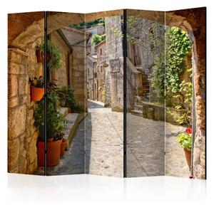 Paravento Vicolo Provinciale in Toscana II - Architettura di strade e case
