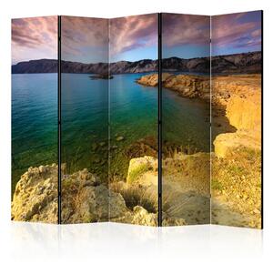 Paravento design Lopar - Isola di Rab (Croazia) II - Paesaggio con rocce e mare