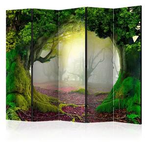 Paravento design Foresta incantata II - Paesaggio magico