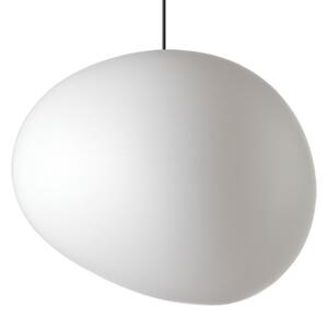Lampada a sospensione Foscarini, Gregg media, dimmerabile, Bianco, Soggiorno, Vetro, Design