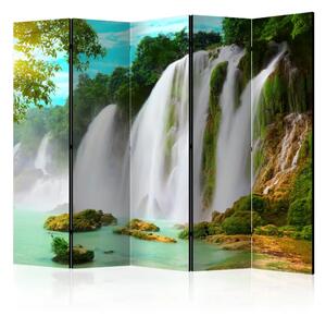Paravento Detian - cascata Cina II - paesaggio naturale selvaggio