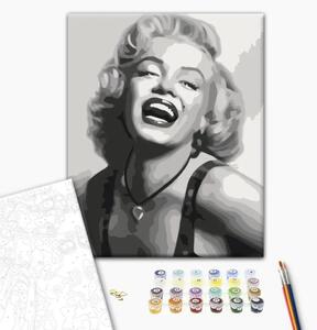 Quadro con numeri Marilyn che ride