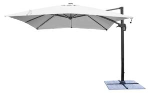 TESLA - ombrellone da giardino decentrato con led 3 x 3