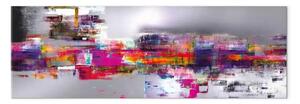 Quadro Enigma stretto - astratta colorata astrazione artistica