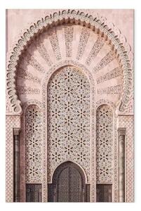 Quadro contemporaneo Cancello decorato verticale - architettura in stile arabo