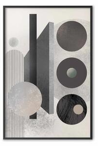 Poster: Ordine geometrico - composizione astratta di forme geometriche