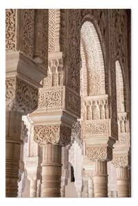 Quadro contemporaneo Colonne in pizzo verticale - architettura urbana in Marocco