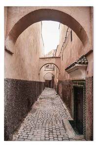 Quadro contemporaneo Vicoli marocchini verticale - strade in stile arabo