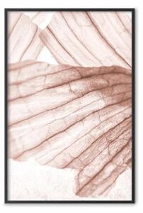 Poster: Luce alata - texture astratta di legno di colore chiaro
