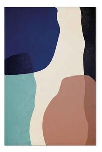 Quadro Pietre spiaggia - motivi colorati stile boho