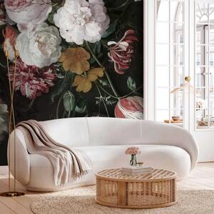 Carta da parati moderna Fiori in stile vintage