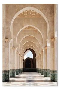 Quadro su tela Ingresso alla moschea di Casablanca - Architettura fotografica Marocco