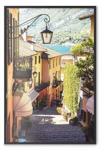 Poster: Lungomare solare - paesaggio caldo dell'architettura italiana