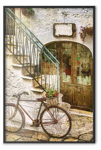 Poster: Vecchia stradina - bicicletta e architettura italiana