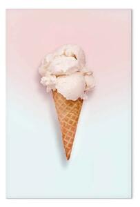 Quadro su tela Gelato cremoso in wafer - Composizione in stile Boho