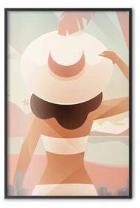 Poster: Direttamente al sole - donna nell'estate