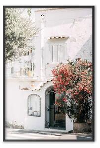 Poster: Amalfi - architettura bianca in città italiana
