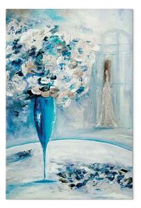 Quadro contemporaneo Bouquet di speranza verticale - fiori in stile rustico