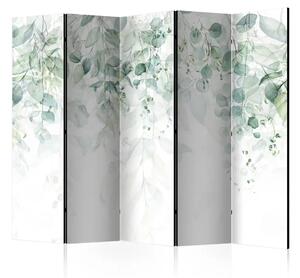 Paravento design Tocco di natura - variante 1 II - foglie delicate