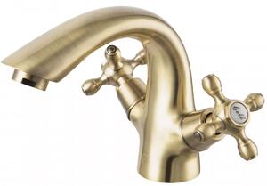 FDesign Lacrima rubinetto per lavabo verticale ottone/bronzo antico FD1-LRA-2-66