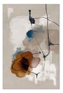Quadro Paesaggio estivo verticale - astrazione in stile boho