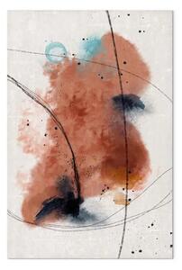 Quadro contemporaneo Mistero del futuro verticale - astrazione artistica