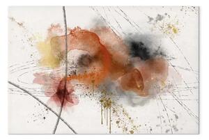 Quadro su tela Expressive Dream largo - astrazione moderna