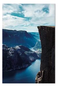 Quadro moderno Preikestolen verticale