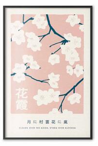 Poster: Japanese Hanagasumi - nuvole sopra la luna, tempesta sui fiori