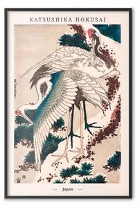 Poster: Hokusai Katsushika - Gru giapponesi