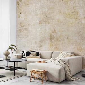 Carta da parati moderna Scandi boho con texture - sfondo uniforme con disegno beige