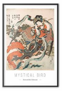 Poster: Hokusai Katsushika - Uccello mistico