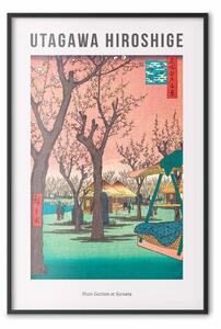 Poster: Utagawa Hiroshige - Giardino di prugne a Kamata