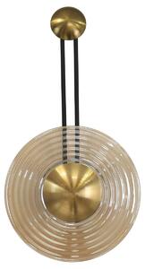 Applique LED BELL color ambra 8W, tonalità di bianco, 700 lm, vetro, dimensioni: 55,5 x 8 x 8 cm, IP20, Light Prestige