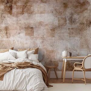 Carta da parati Disposizione astratta - composizione minimalista con sfumature beige