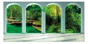 Quadro moderno Giardini del paradiso largo