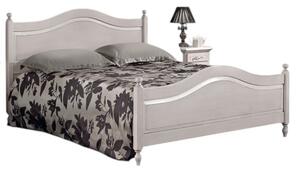 Letto matrimoniale classico in legno grigio tortora 173x209x107 (1477)