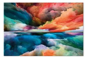 Quadro su tela Mondo colorato - seconda variante - astrazione