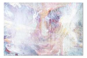 Quadro contemporaneo Intrecci spaziali verticale - elegante astrazione
