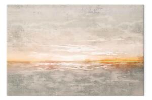 Quadro moderno Tramonto - paesaggio marino tra caldi raggi solari