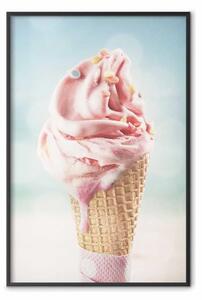 Poster: Sapore d'estate - dolce gelato in colori pastello