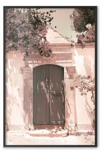 Poster: In un vicolo mediterraneo - cittadina sul mare