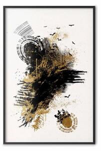 Poster: Chiave invernale - astratto albero