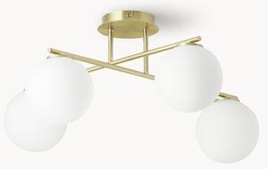 Lampada da soffitto in vetro opale Atlanta