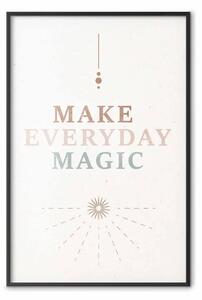 Poster: Magia quotidiana - scritte e abbellimenti edificanti