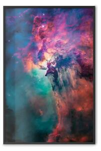 Poster: Vista stelle - nebulosa colorata