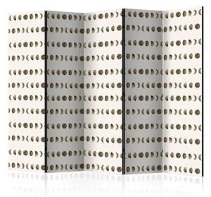 Paravento design Fasi luna - ciclo mensile