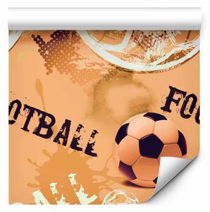 Tappezzerie Appassionato sport - calcio arancione